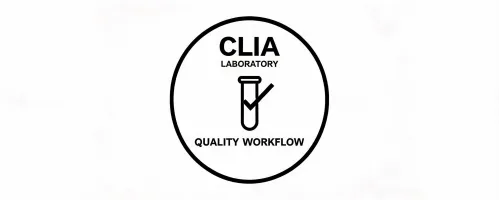 CLIA laboratory workflow aligned